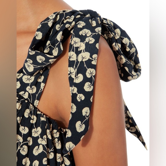 Ganni Floral Ruffle Dress - Picture 3 of 5